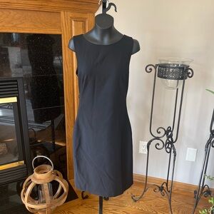 Theory Elegant Black Sleeveless Dress